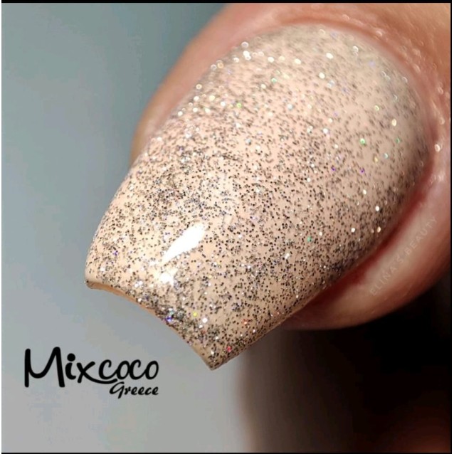 Mixcoco Ημιμόνιμο Βερνίκι Νυχιών FS 002 Ροζ Μπεζ 15ml