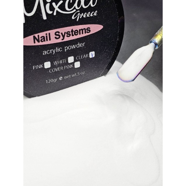 Mixcoco Ακρυλική Σκόνη Διάφανη 120gr