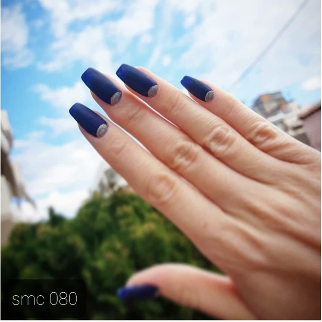 Mixcoco Ημιμόνιμο Βερνίκι Νυχιών SMC 080 Μπλε 15ml