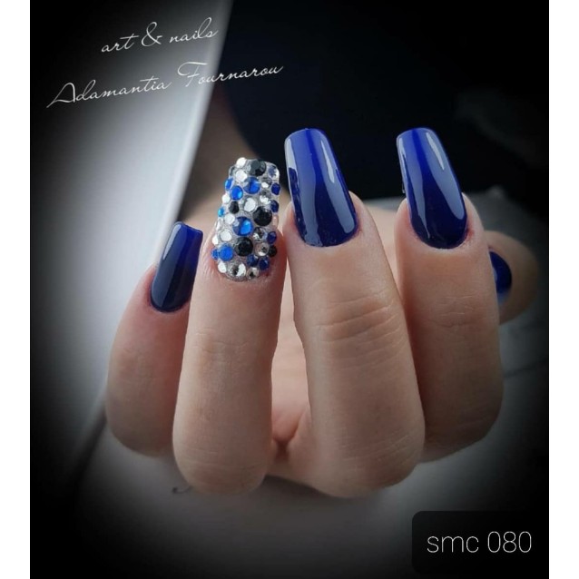 Mixcoco Ημιμόνιμο Βερνίκι Νυχιών SMC 080 Μπλε 15ml