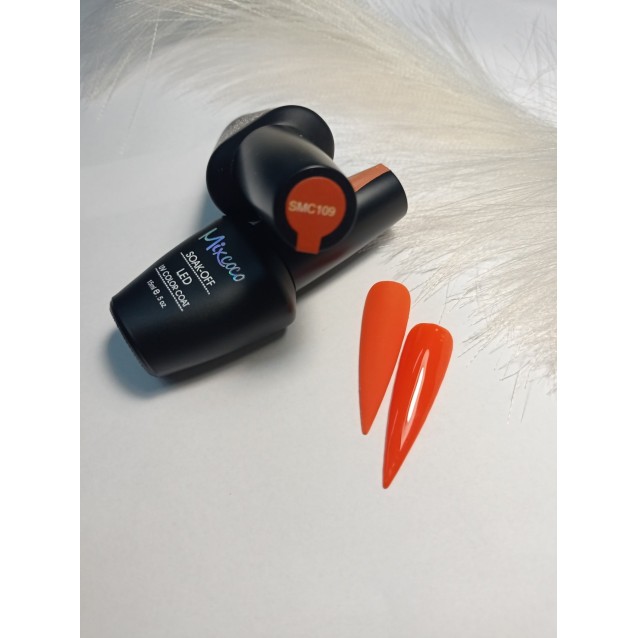 Mixcoco Ημιμόνιμο Βερνίκι Νυχιών SMC 109 Πορτοκαλί 15ml