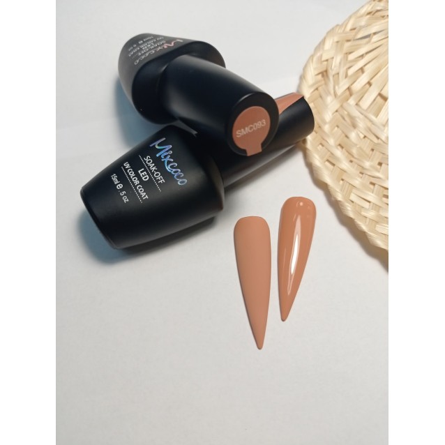 Mixcoco Ημιμόνιμο Βερνίκι Νυχιών SMC 093 Μπεζ Σκούρο 15ml