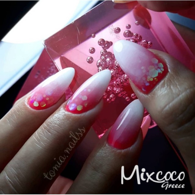 Mixcoco Ημιμόνιμο Βερνίκι Νυχιών SMC 081 Fluo Καρπουζί 15ml