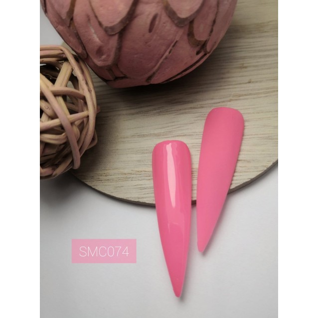 Mixcoco Ημιμόνιμο Βερνίκι Νυχιών SMC 074 Fluo Ροζ 15ml