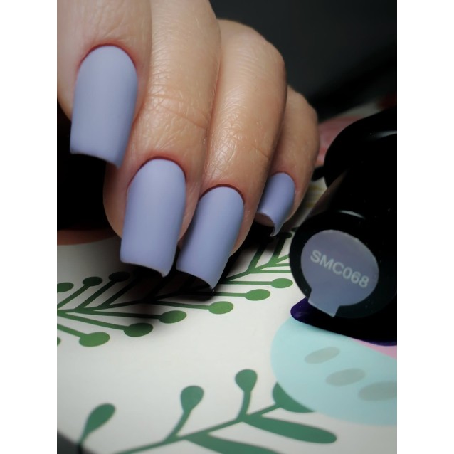 Mixcoco Ημιμόνιμο Βερνίκι Νυχιών SMC 068 Μουντό Μωβ 15ml