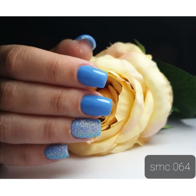 Mixcoco Ημιμόνιμο Βερνίκι Νυχιών SMC 064 Γαλάζιο Σκούρο 15ml
