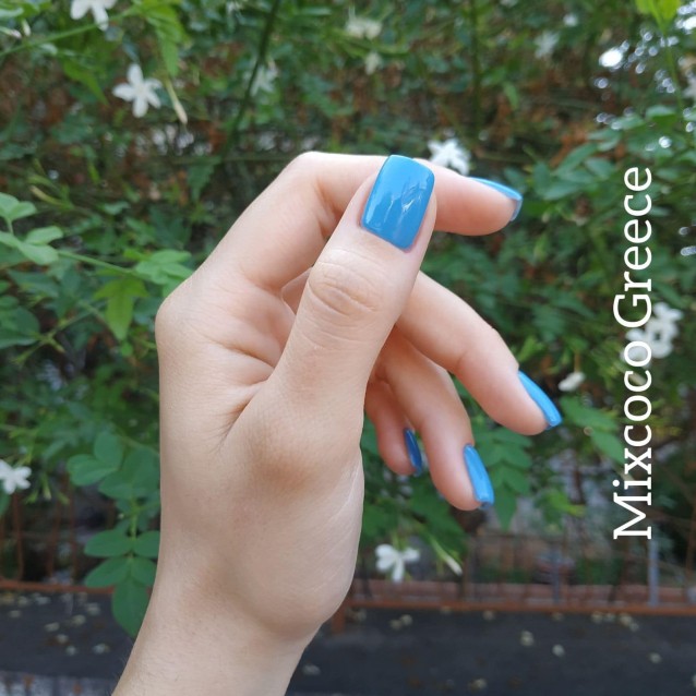 Mixcoco Ημιμόνιμο Βερνίκι Νυχιών SMC 064 Γαλάζιο Σκούρο 15ml