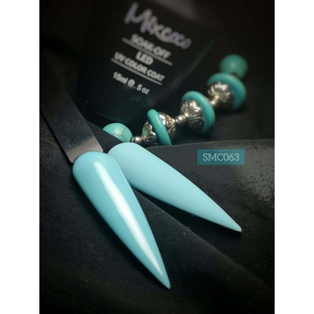 Mixcoco Ημιμόνιμο Βερνίκι Νυχιών SMC 063 Γαλάζιο 15ml