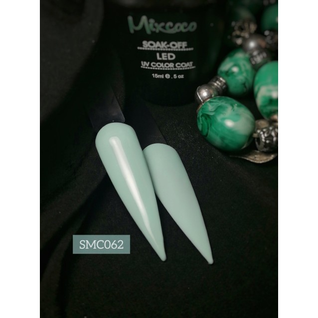 Mixcoco Ημιμόνιμο Βερνίκι Νυχιών SMC 062 Άκουα 15ml