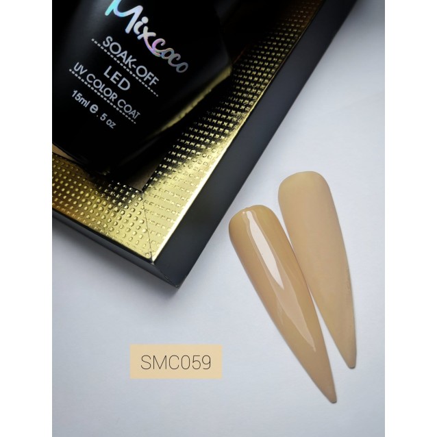 Mixcoco Ημιμόνιμο Βερνίκι Νυχιών SMC 059 Της Μόκας Ανοιχτό 15ml