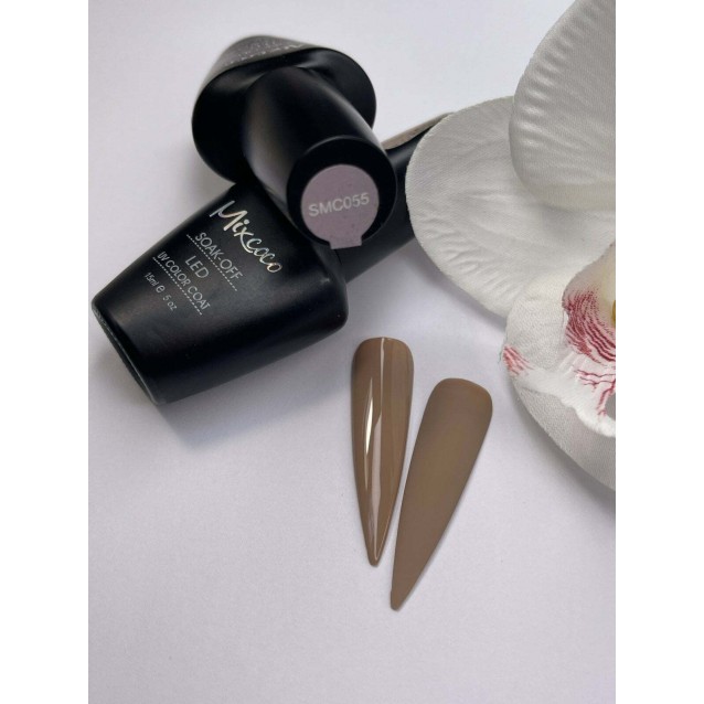 Mixcoco Ημιμόνιμο Βερνίκι Νυχιών SMC 055 Μόκα 15ml
