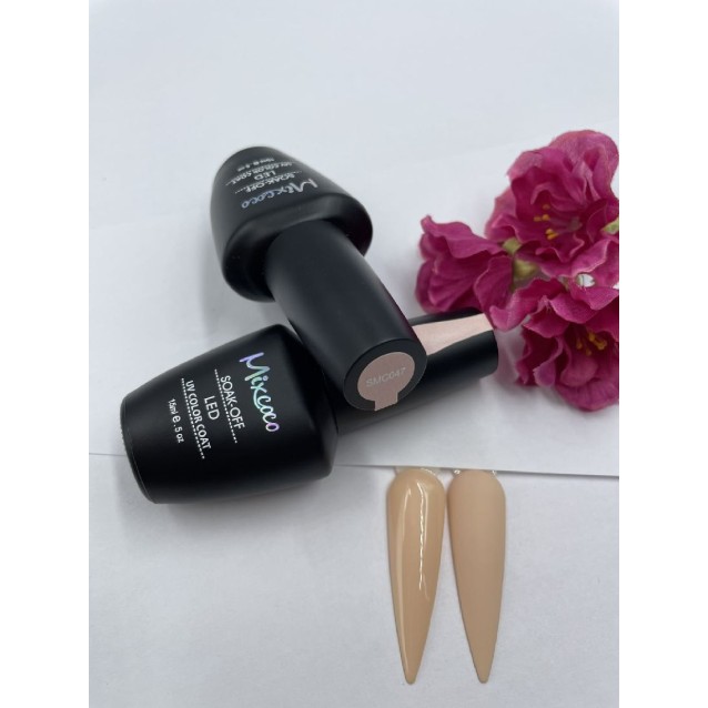 Mixcoco Ημιμόνιμο Βερνίκι Νυχιών SMC 047 Μπεζ Ώχρας 15ml