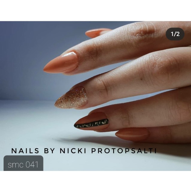 Mixcoco Ημιμόνιμο Βερνίκι Νυχιών SMC 041 Nude Καφέ 15ml