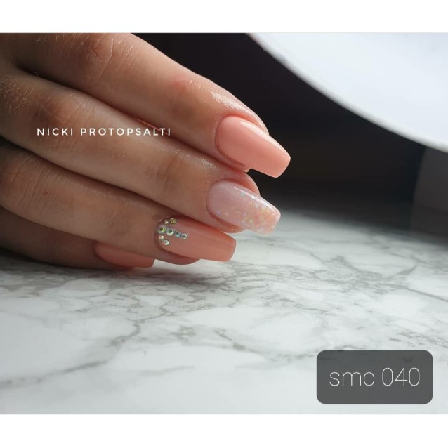 Mixcoco Ημιμόνιμο Βερνίκι Νυχιών SMC 040 Ροζ Σομόν 15ml