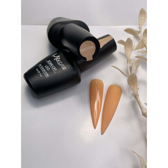 Mixcoco Ημιμόνιμο Βερνίκι Νυχιών SMC 039 Ροδακινί Παστέλ 15ml
