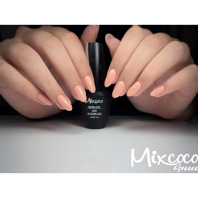 Mixcoco Ημιμόνιμο Βερνίκι Νυχιών SMC 036 Nude Μπεζ 15ml