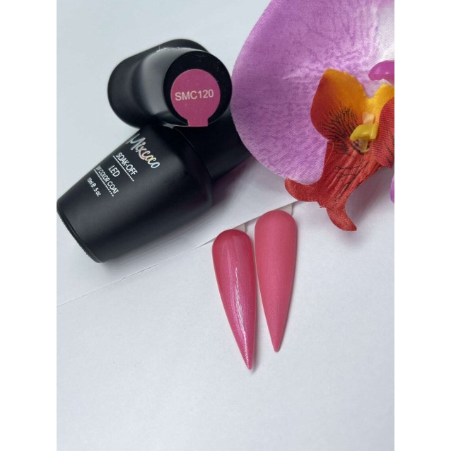 Mixcoco Ημιμόνιμο Βερνίκι Νυχιών SMC 120 Φούξια Περλέ 15ml