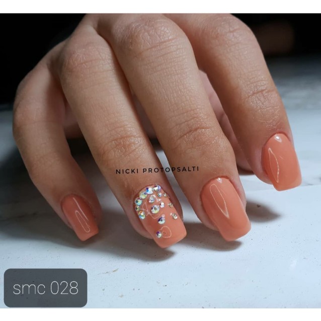 Mixcoco Ημιμόνιμο Βερνίκι Νυχιών SMC 028 Nude Σκούρο 15ml