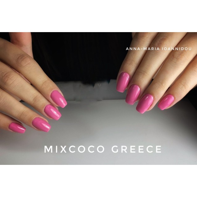 Mixcoco Ημιμόνιμο Βερνίκι Νυχιών SMC 027 Ψυχρό Ροζ 15ml