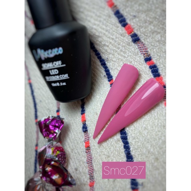 Mixcoco Ημιμόνιμο Βερνίκι Νυχιών SMC 027 Ψυχρό Ροζ 15ml