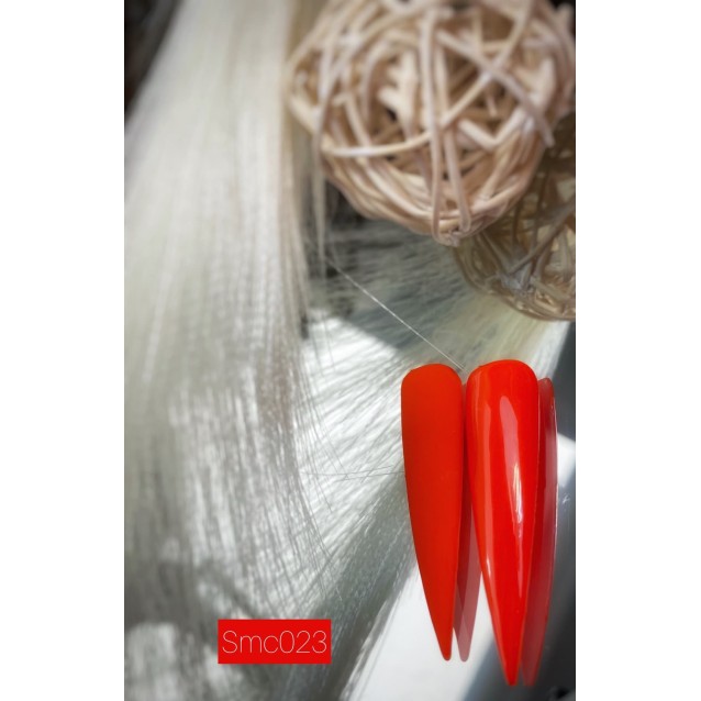 Mixcoco Ημιμόνιμο Βερνίκι Νυχιών SMC 023 Έντονο Πορτοκαλοκόκκινο 15ml