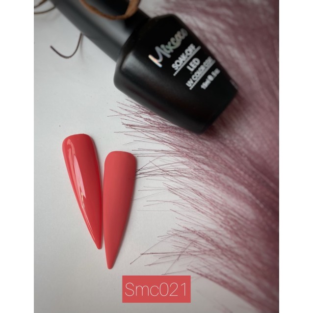 Mixcoco Ημιμόνιμο Βερνίκι Νυχιών SMC 021 Σκούρο Ροζ 15ml