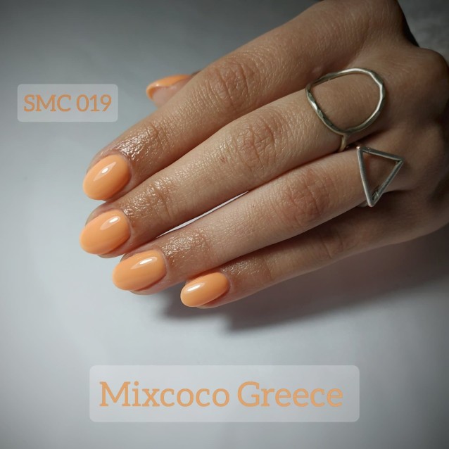 Mixcoco Ημιμόνιμο Βερνίκι Νυχιών SMC 019 Ροδακινί 15ml