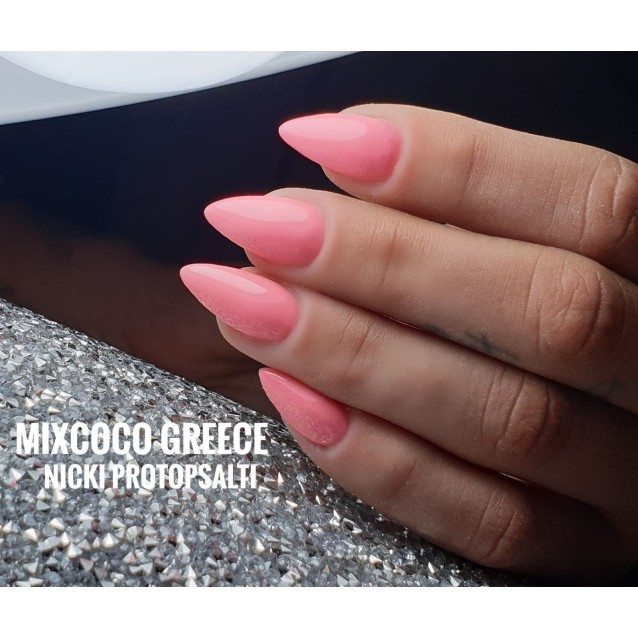 Mixcoco Ημιμόνιμο Βερνίκι Νυχιών SMC 017 Τσιχλόφουσκα Ανοιχτό 15ml