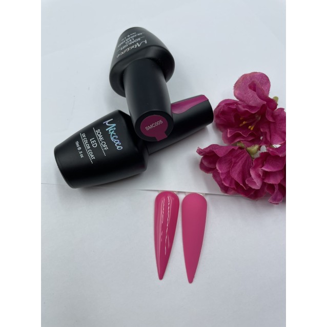 Mixcoco Ημιμόνιμο Βερνίκι Νυχιών SMC 005 Φούξια 15ml
