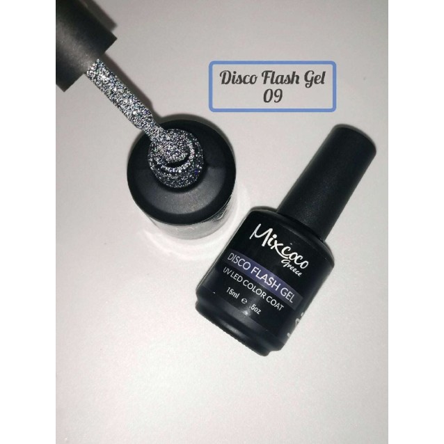 Mixcoco Ημιμόνιμο Βερνίκι Νυχιών Disco Flash Gel 09 15ml