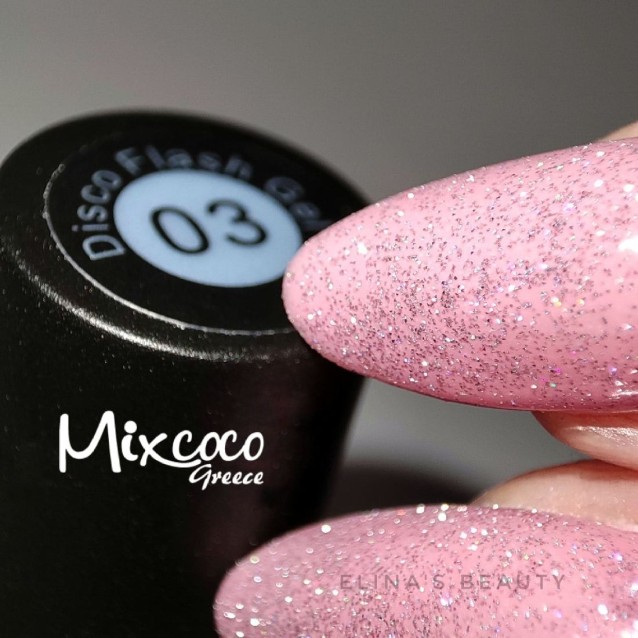 Mixcoco Ημιμόνιμο Βερνίκι Νυχιών Disco Flash Gel 03 15ml