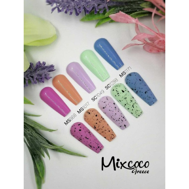 Mixcoco Ημιμόνιμο Βερνίκι Νυχιών SC 1288 Παστέλ Φιστικί 15ml