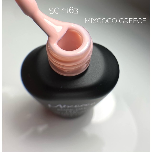 Mixcoco Ημιμόνιμο Βερνίκι Νυχιών SC 1163 Παστέλ Ροζ Σομόν 15ml