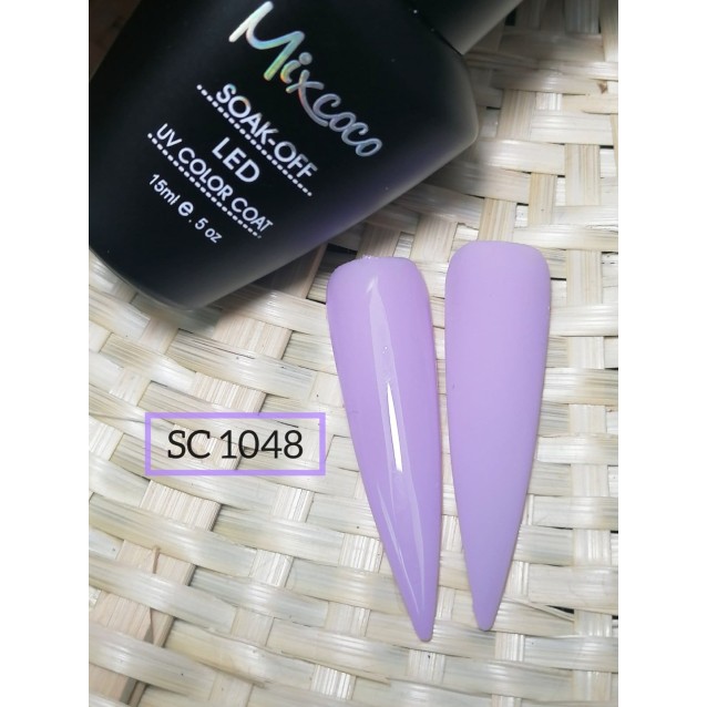 Mixcoco Ημιμόνιμο Βερνίκι Νυχιών SC 1048 Λιλά 15ml