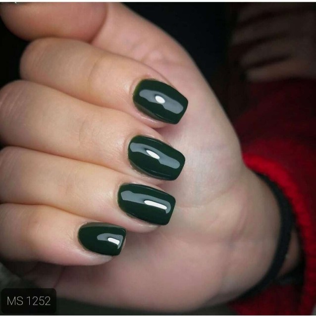 Mixcoco Ημιμόνιμο Βερνίκι Νυχιών MS 1252 Σκούρο Κυπαρισσί 15ml