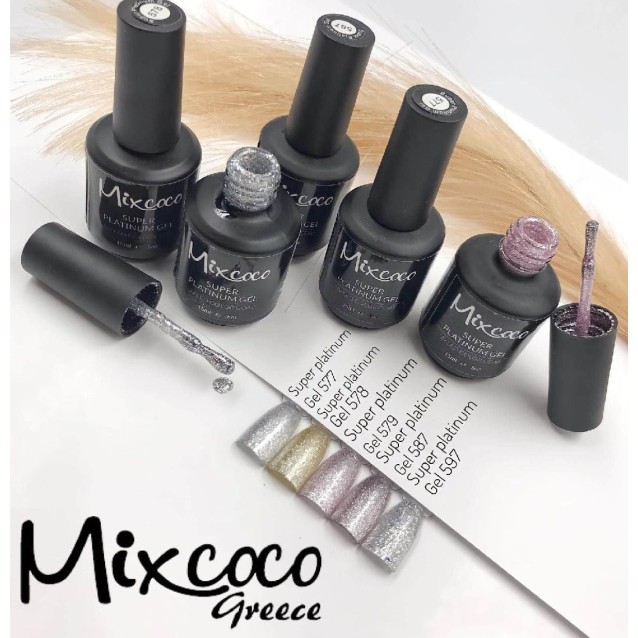 Mixcoco Ημιμόνιμο Βερνίκι Νυχιών Super Platinum Gel 578 15ml