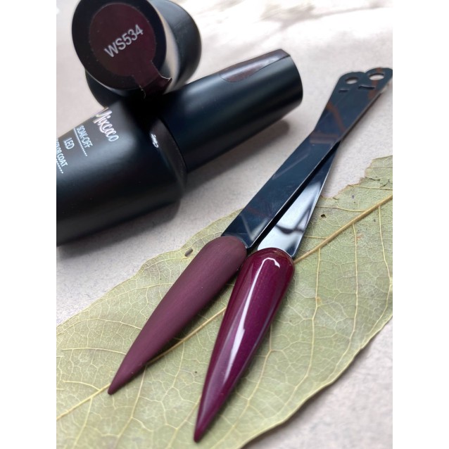 Mixcoco Ημιμόνιμο Βερνίκι Νυχιών WS 534 Μεταλλικό Δαμασκηνί 15ml