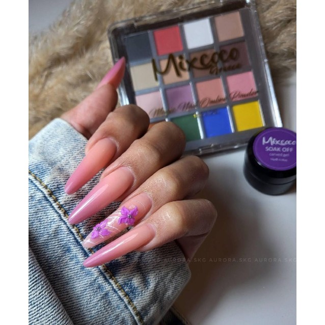 Mixcoco Ημιμόνιμο Βερνίκι Νυχιών Magic Ombre Powder Palette 15ml
