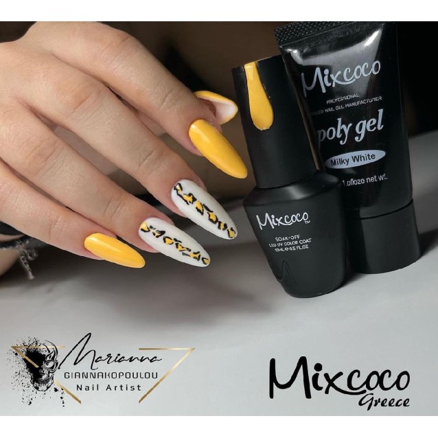 Mixcoco Ημιμόνιμο Βερνίκι Νυχιών Ms-1322 (Sunflower) 15ml