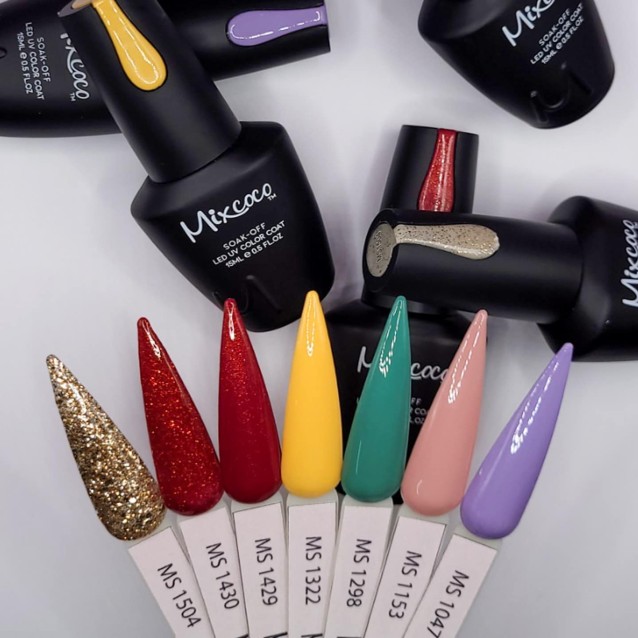 Mixcoco Ημιμόνιμο Βερνίκι Νυχιών Ms-1153 (Σάπιο Μήλο) 15ml