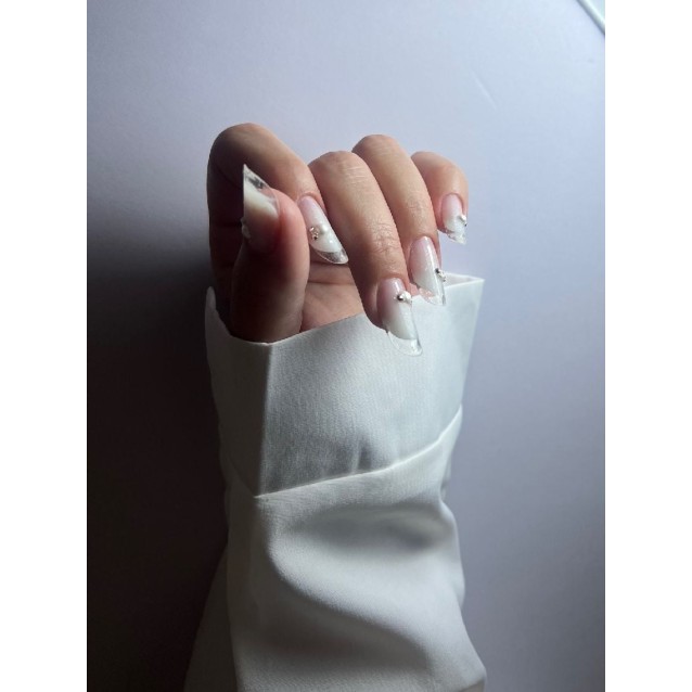 Mixcoco Rubber Base Milky Glitter & Flakes 15ml