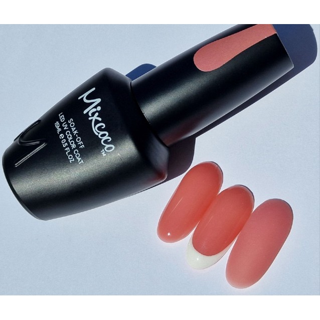 Mixcoco Ημιμόνιμο Βερνίκι Νυχιών Naked Nude French Manicure 15ml