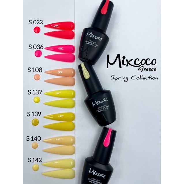 Mixcoco Ημιμόνιμο Βερνίκι Νυχιών S 139 15ml