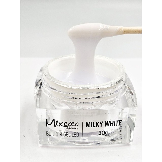 Mixcoco Builder Gel Χτισίματος Milky White 50gr
