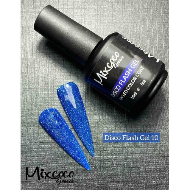 Mixcoco Ημιμόνιμο Βερνίκι Νυχιών Disco Flash Gel 10 15ml