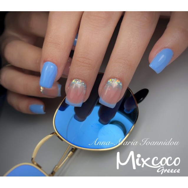 Mixcoco Ημιμόνιμο Βερνίκι Νυχιών MS 1171 Baby Blue 15ml