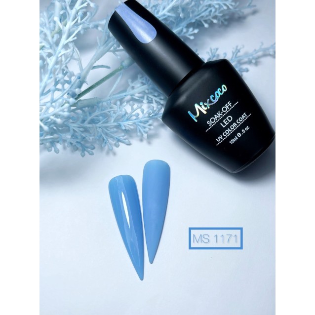 Mixcoco Ημιμόνιμο Βερνίκι Νυχιών MS 1171 Baby Blue 15ml