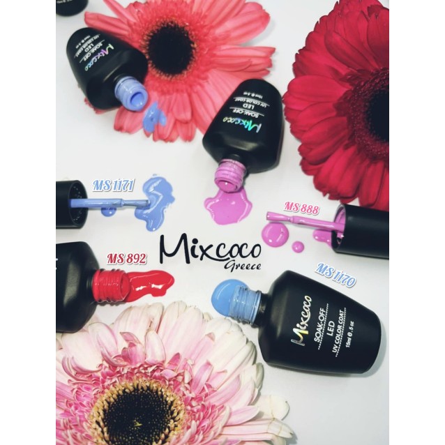 Mixcoco Ημιμόνιμο Βερνίκι Νυχιών MS 1171 Baby Blue 15ml