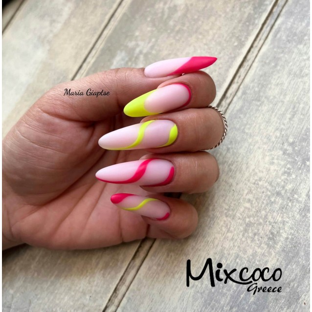 Mixcoco Ημιμόνιμο Βερνίκι Νυχιών MS 892 Φούξια Τριανταφυλλί 15ml