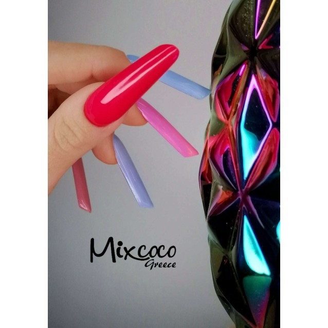 Mixcoco Ημιμόνιμο Βερνίκι Νυχιών MS 892 Φούξια Τριανταφυλλί 15ml